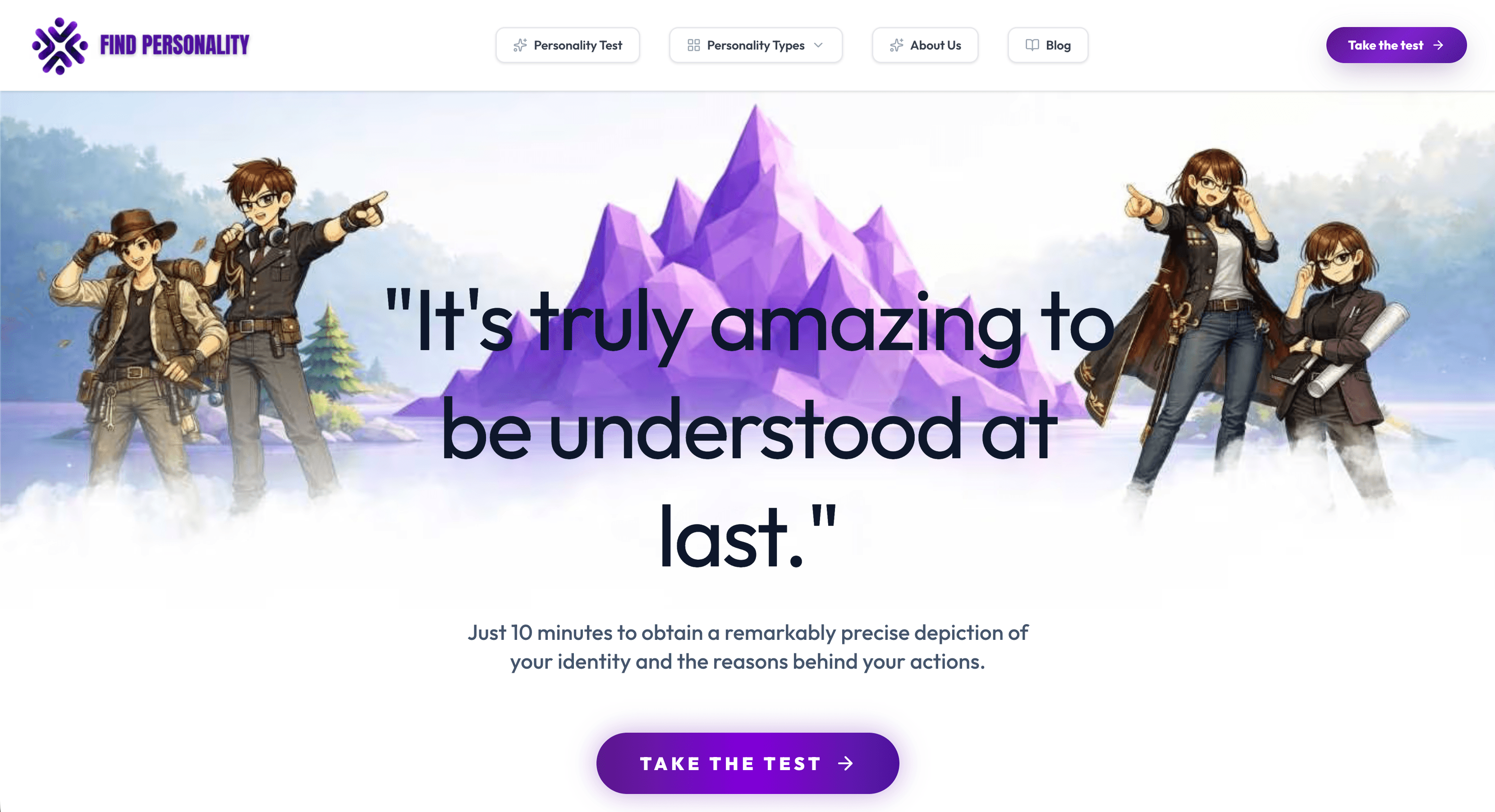 Find Personality screenshot
