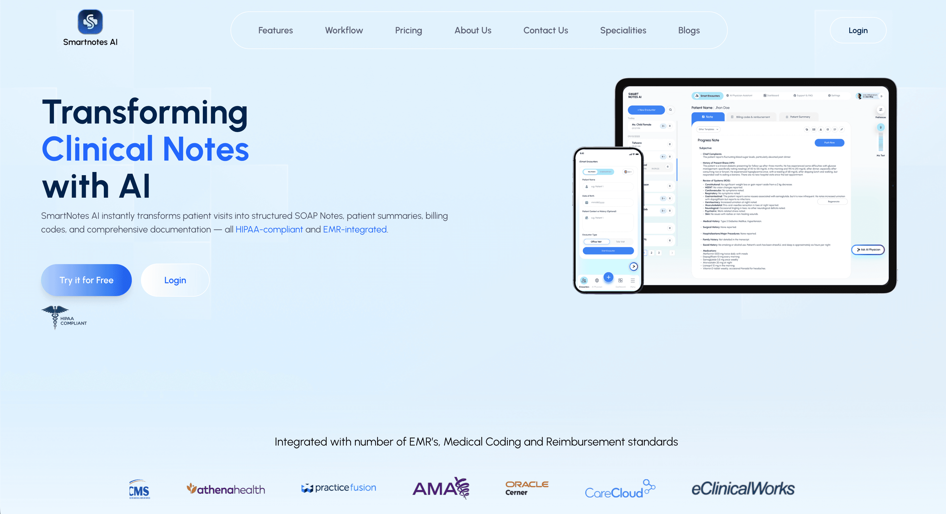 Smartnotes AI screenshot